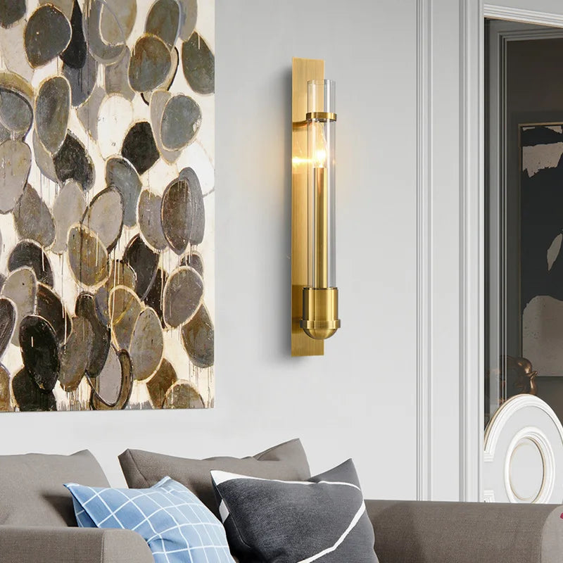 Postmodern Luxury Glass Wall Lamp