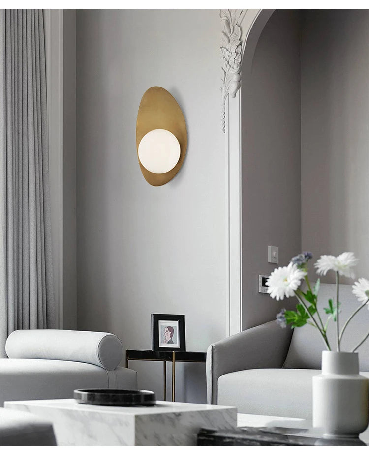 Nouvel Modern Oval LED Wall Sconce