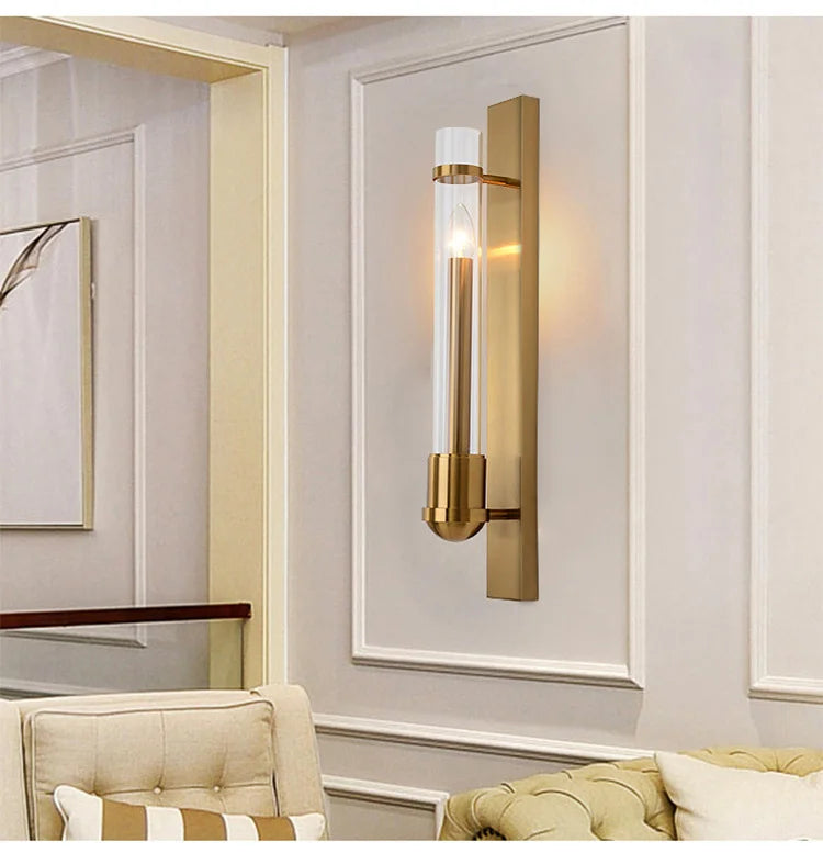 Postmodern Luxury Glass Wall Lamp