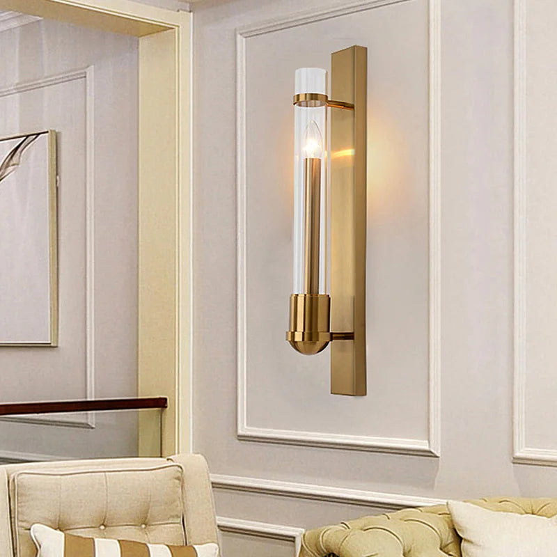 Postmodern Luxury Glass Wall Lamp