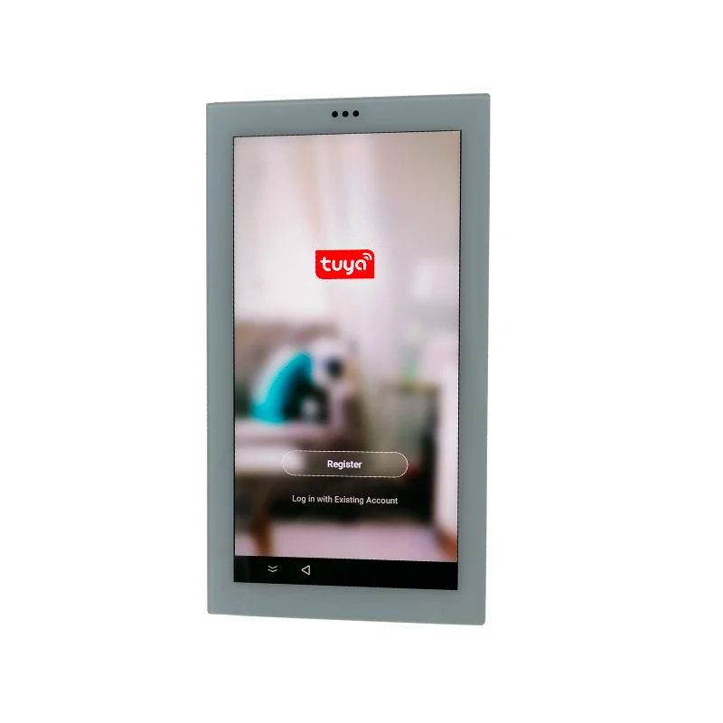 Painel de casa inteligente com ecrã táctil de 5,7 polegadas, controlo Android, interruptor inteligente, interruptor de comutação, sistema de terceiros para domótica.