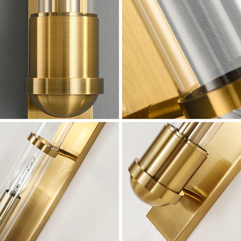 Postmodern Luxury Glass Wall Lamp