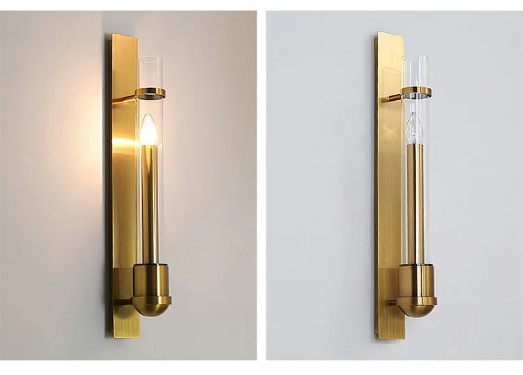 Postmodern Luxury Glass Wall Lamp