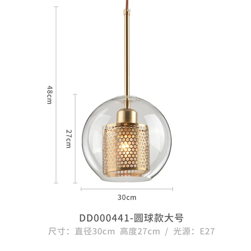 Vadim Modern Smoke Grey Glass Pendant Lamp