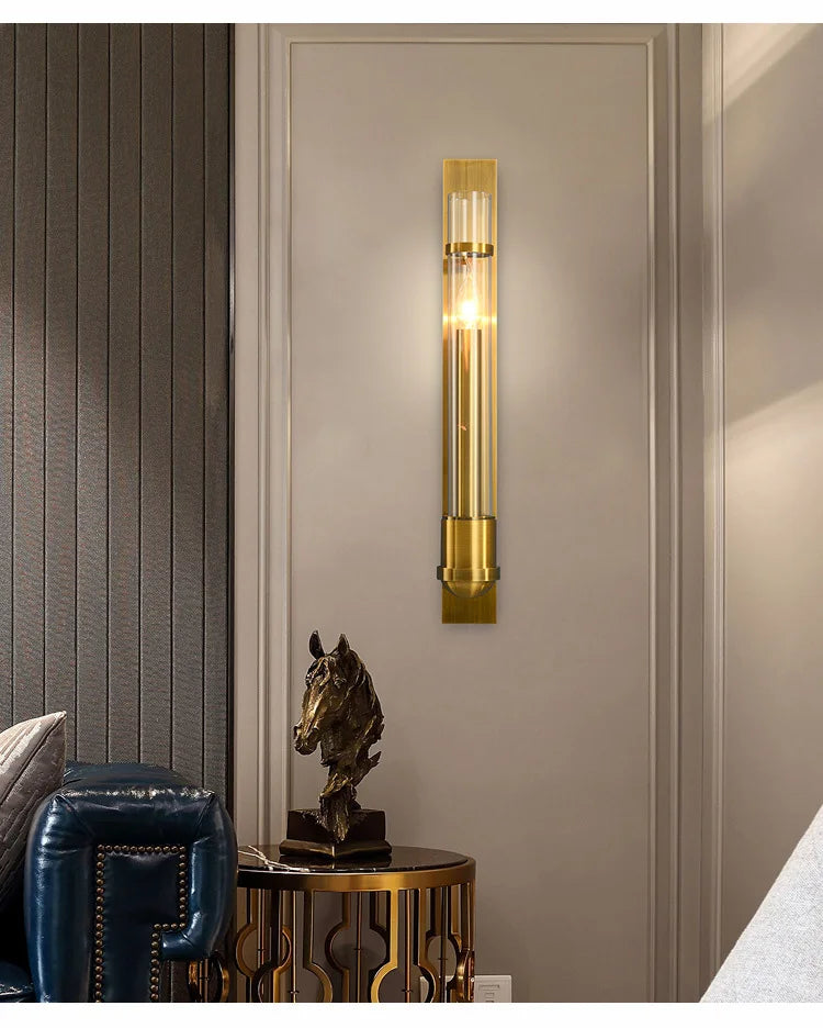 Postmodern Luxury Glass Wall Lamp