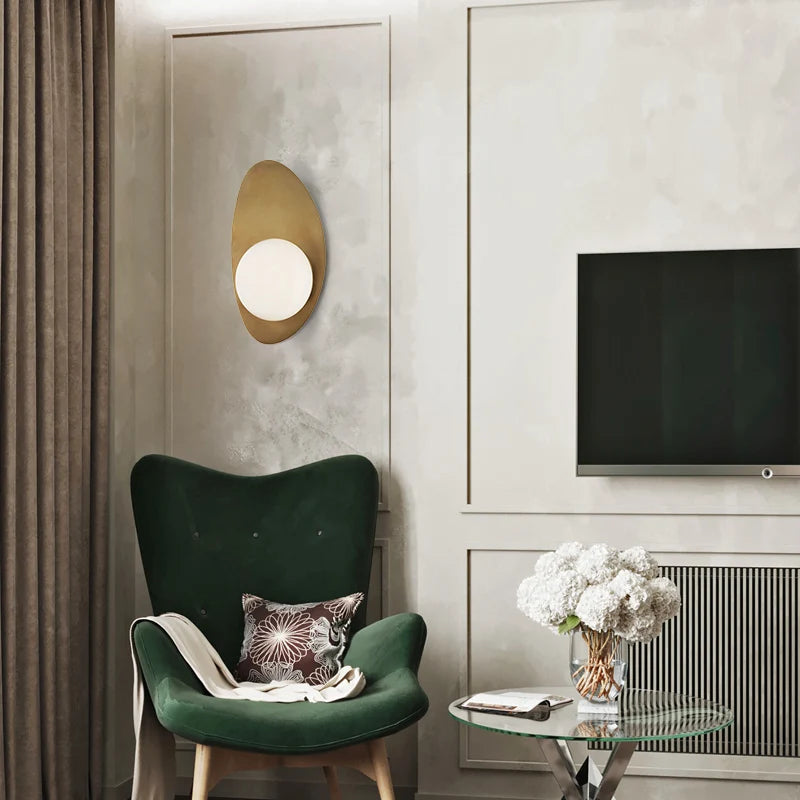 Nouvel Modern Oval LED Wall Sconce