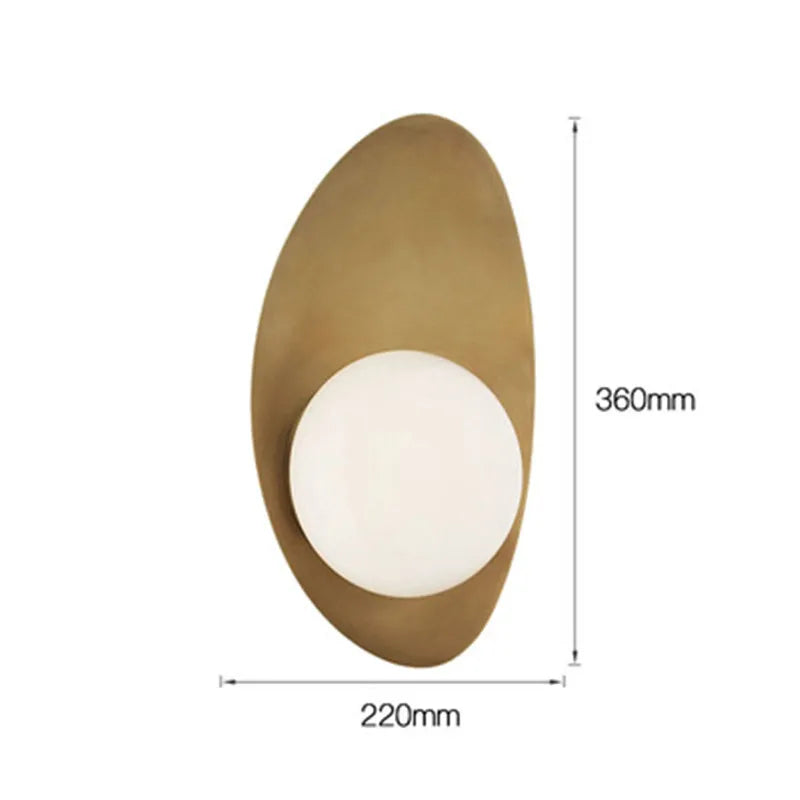 Nouvel Modern Oval LED Wall Sconce