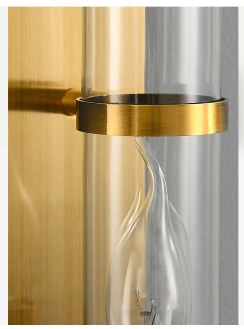 Postmodern Luxury Glass Wall Lamp