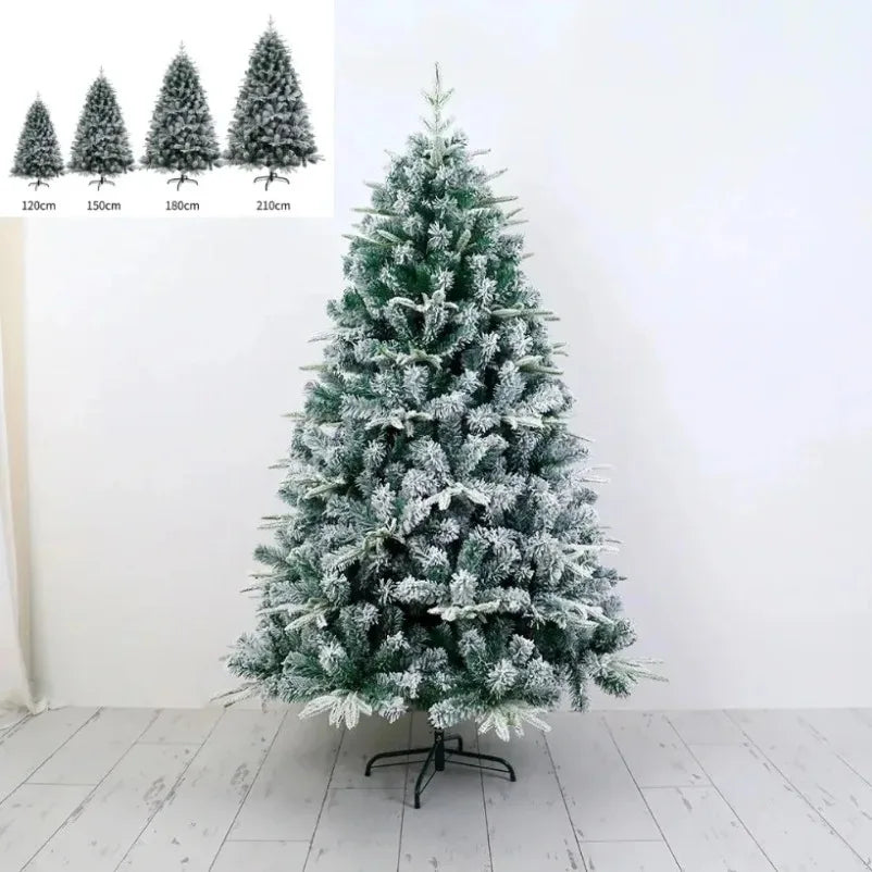Snow-Sprayed PE&PVC Artificial Christmas Tree