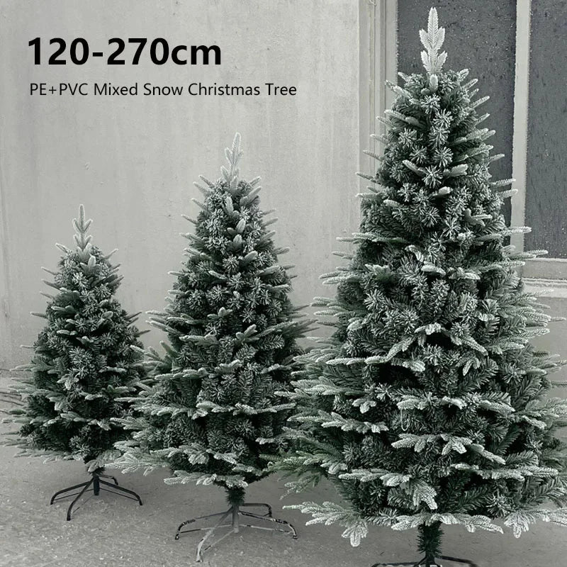 Encrypted PE & PVC Snowflake Christmas Tree