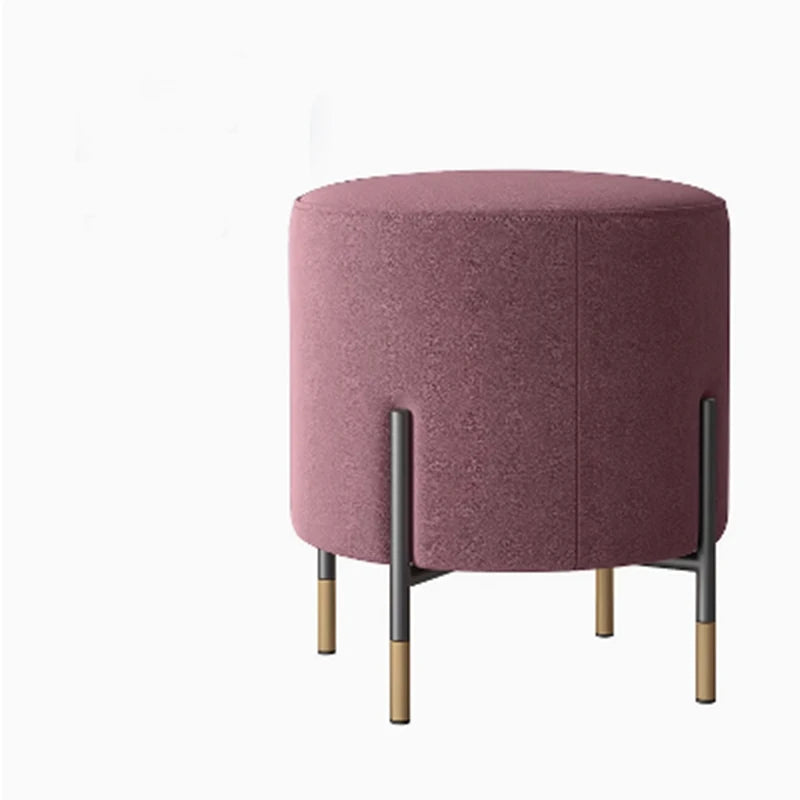 Scandinavian Light-Luxury Velvet Stool