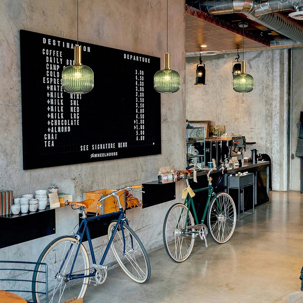 Nordic Single-Head Glass Pendant Light