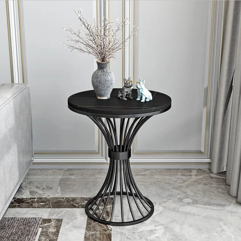 Round Marble Luxury Side Table