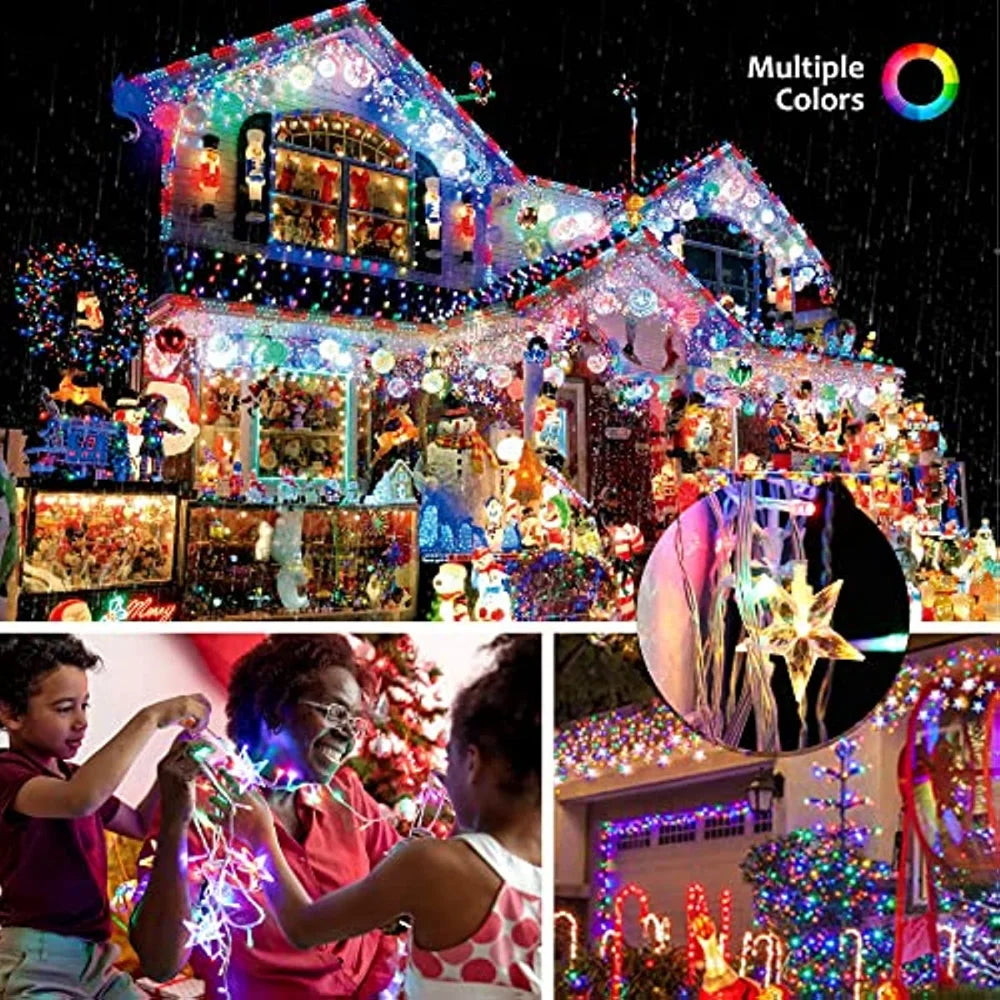 20m Outdoor Waterproof Icicle LED Garland