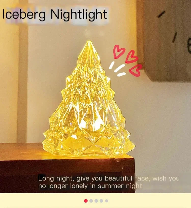 Cute Battery-Powered Christmas Lamp