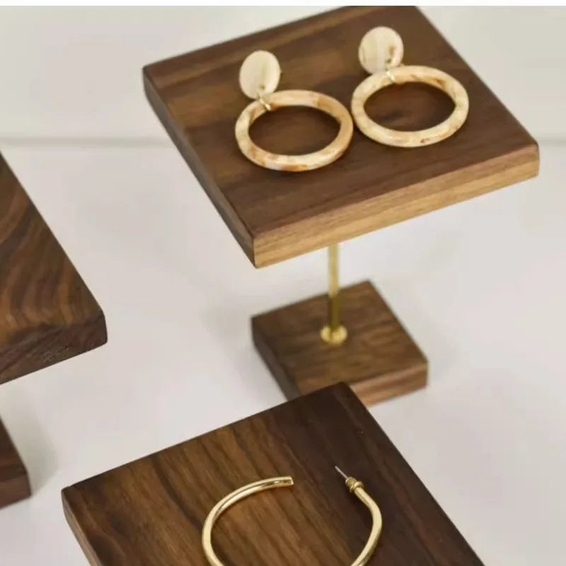 Walnut Jewelry Display Stand