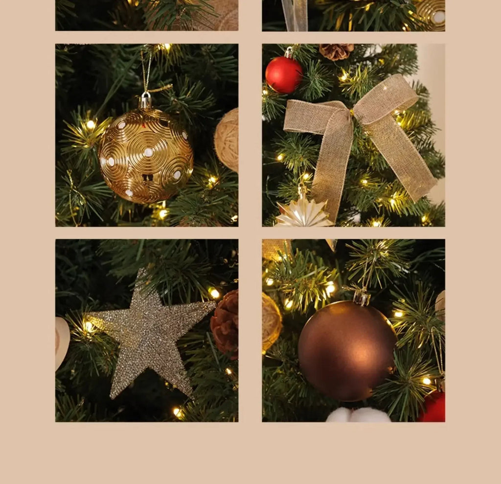 Christmas Tree Set with Lights & Ornaments