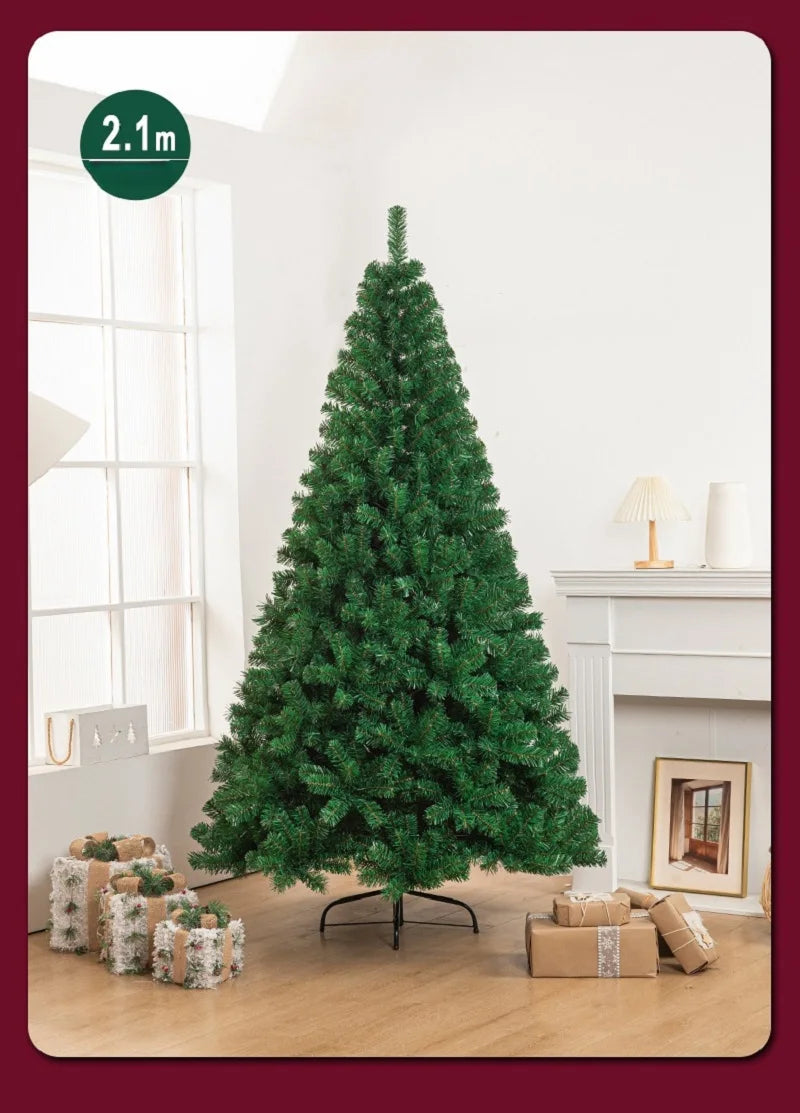Large Encrypted Green PVC Christmas Tree