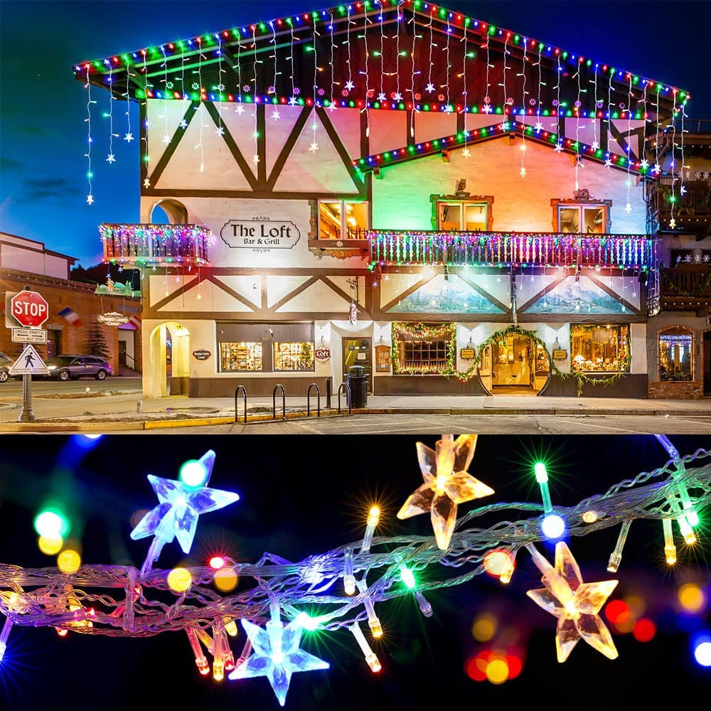20m Outdoor Waterproof Icicle LED Garland