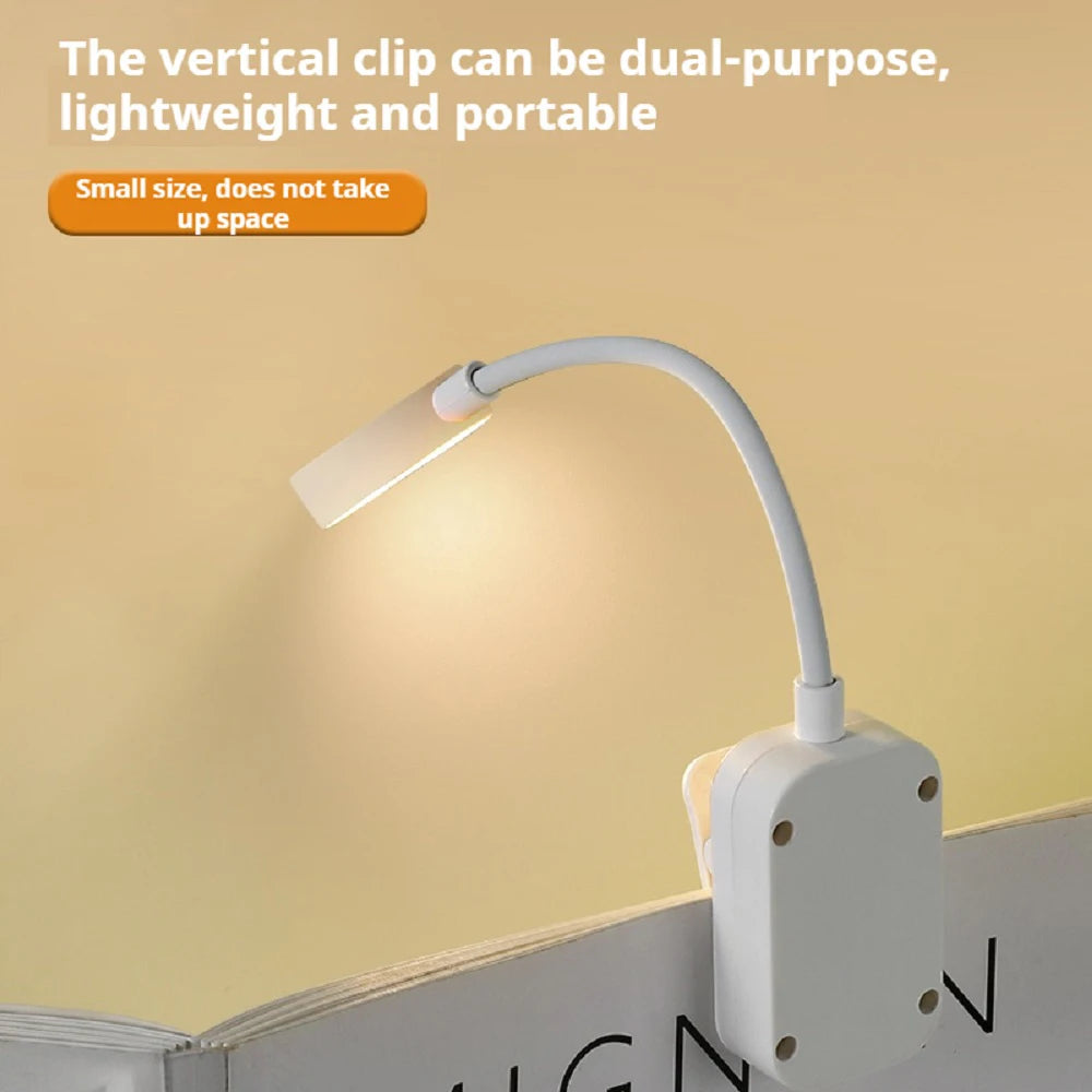 Mini LED Clip-On Reading Light (3 Modes)