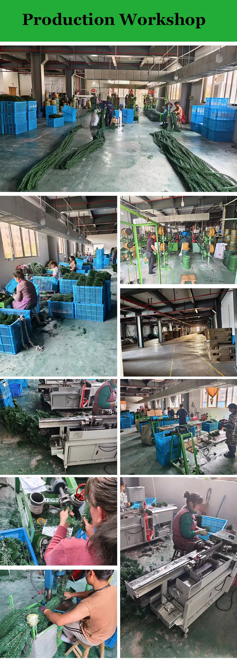 Encrypted PE & PVC Snowflake Christmas Tree