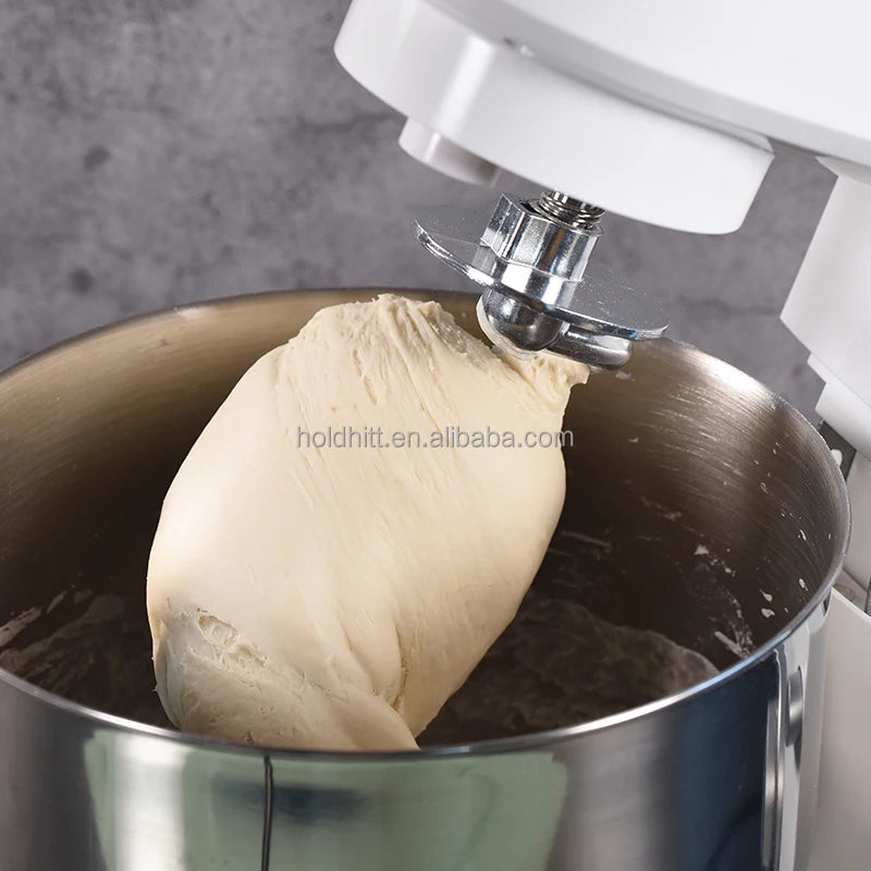 Batedeira multifuncional para massa de 5/6,5/8/10 litros, ideal para cozinha doméstica, para bolos e outras preparações alimentares.