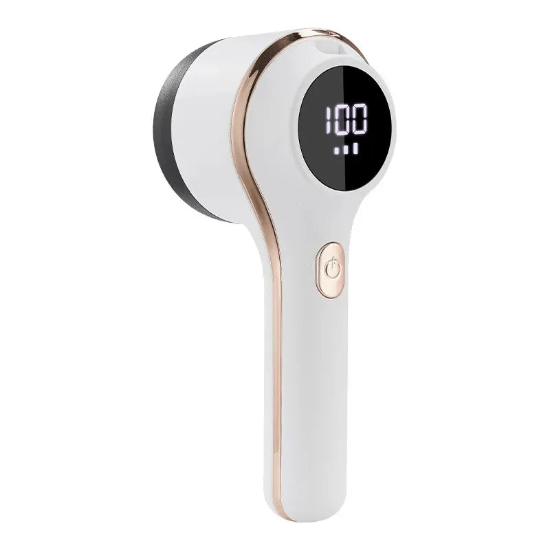 Removedor de cotão para roupa, aparador de bolas de cabelo, removedor de cotão de cotão, removedor de cotão para roupa, camisolas e tecidos com LED digital elétrico.