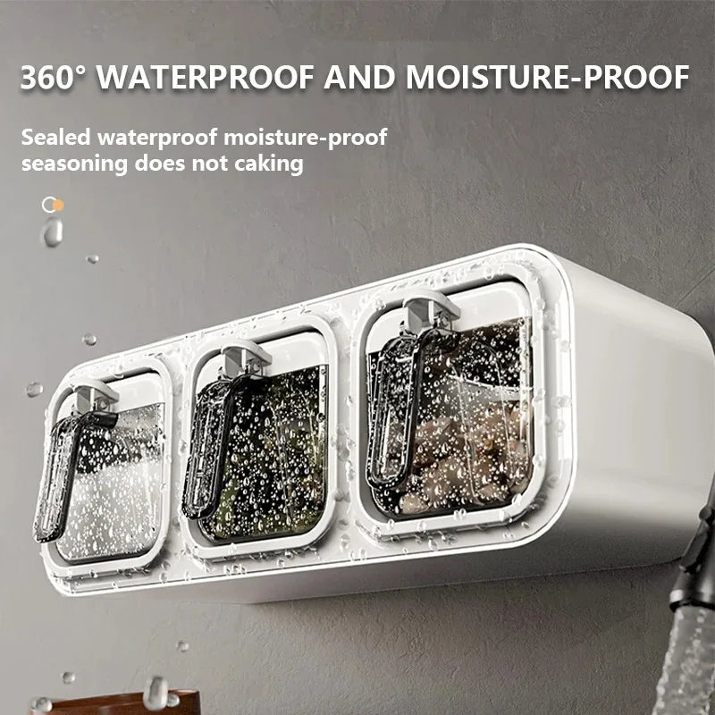 Organizador de parede para condimentos e temperos de cozinha, com frascos para armazenamento e organização de especiarias. Ideal para casa e jardim.