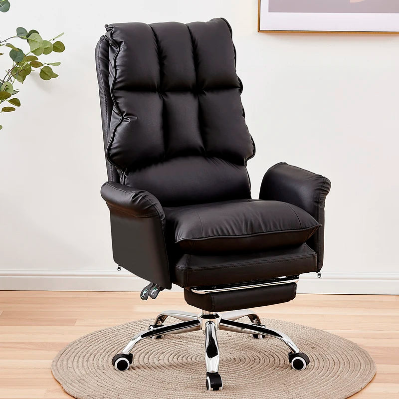 2025 Pink Gaming Office Chair with Footrest