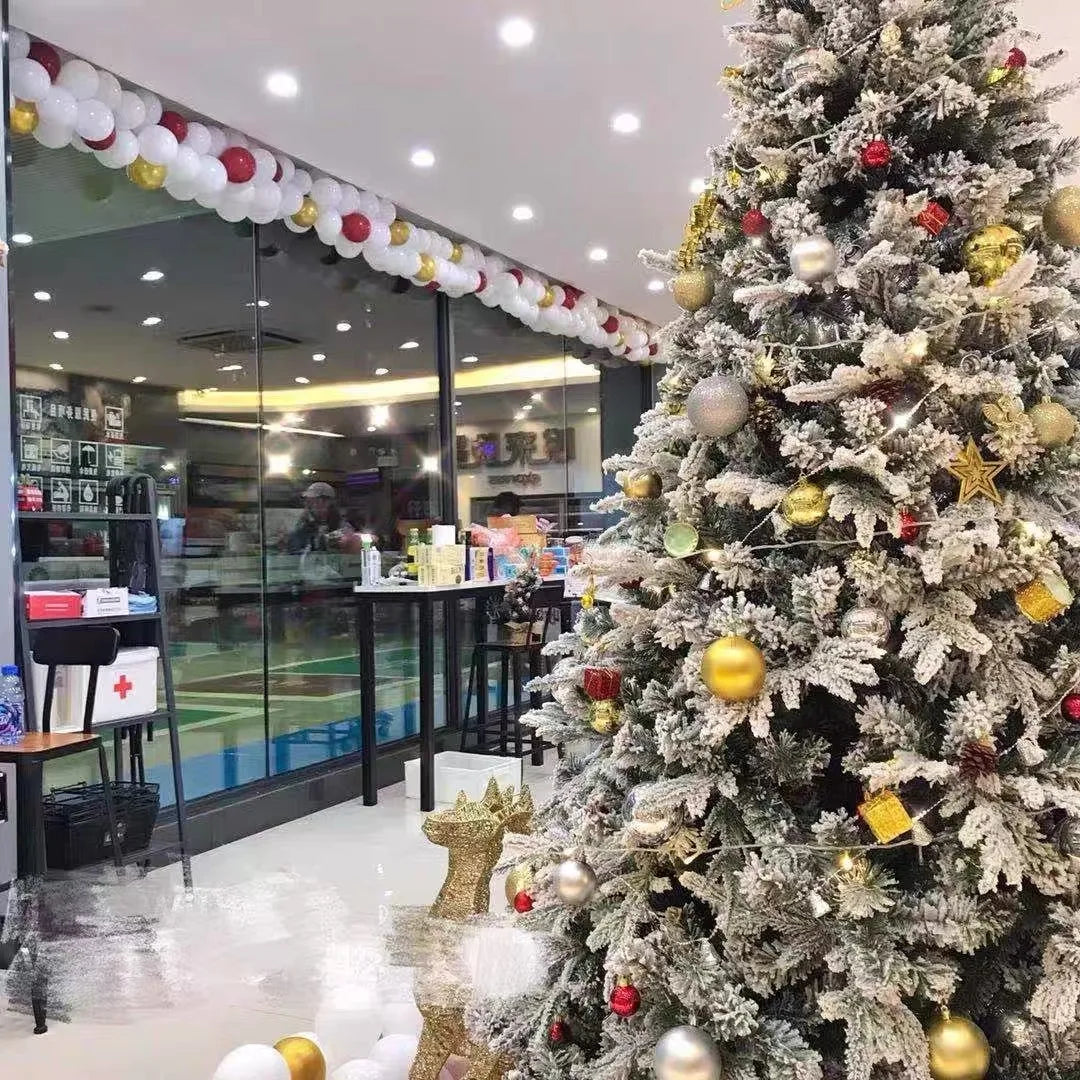 Encrypted PE & PVC Snowflake Christmas Tree