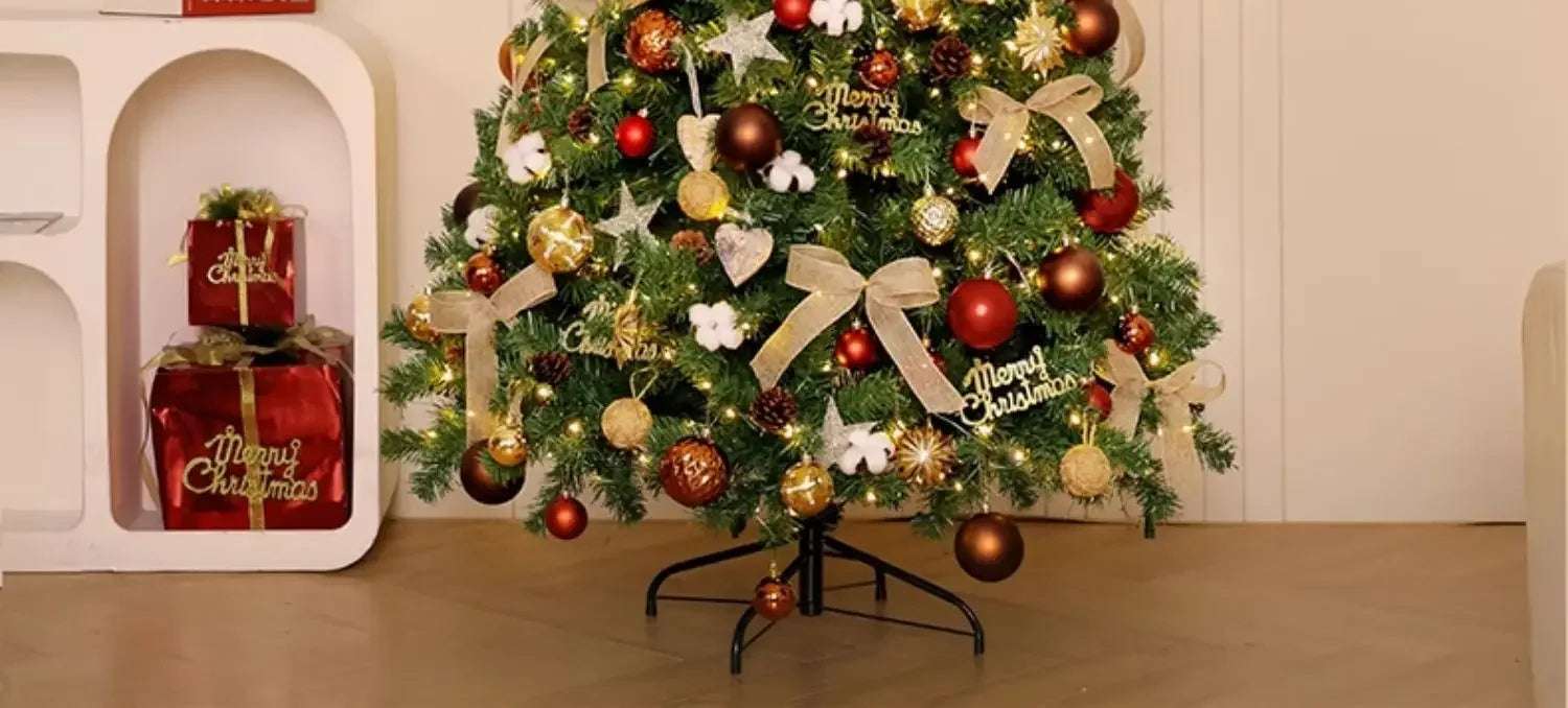 Christmas Tree Set with Lights & Ornaments