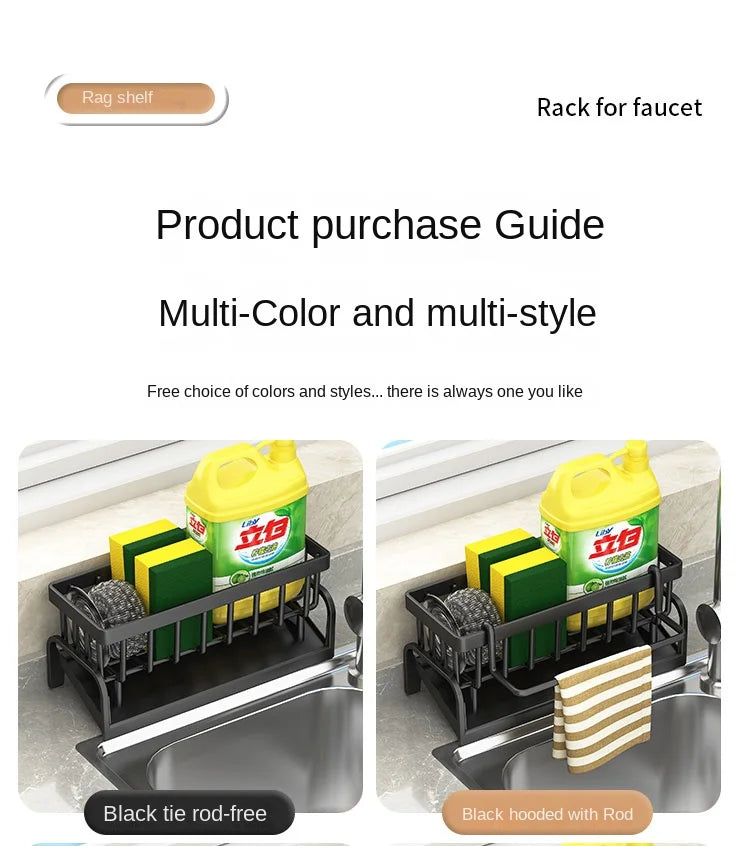 Prateleira de cozinha, escorredor de pano de limpeza, suporte para esponja de limpeza, lava-loiça de água, lava-loiça de água, artefacto de lava-loiça de água