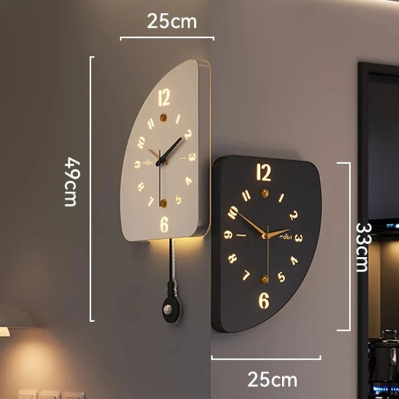 Nordic Minimalist Luxury Wall Clock