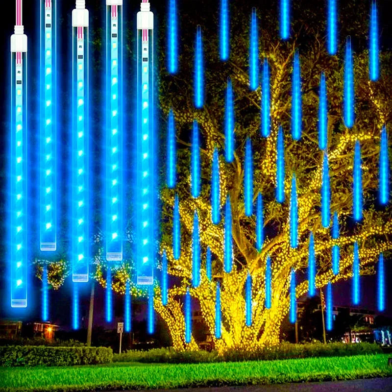 LED Meteor Shower Christmas Lights (8 Tubes)