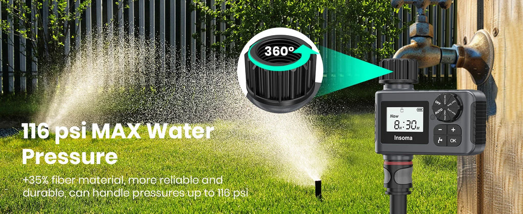 Insoma Smart Irrigation Water Timer (IPX7)