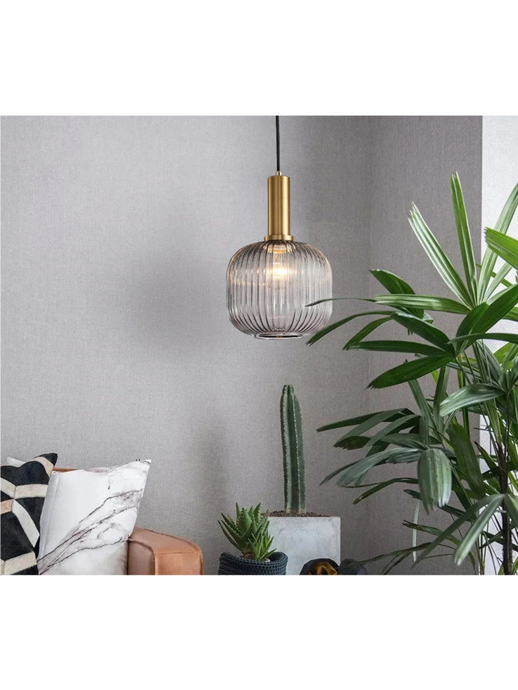 Nordic Single-Head Glass Pendant Light