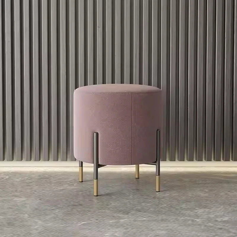 Scandinavian Light-Luxury Velvet Stool
