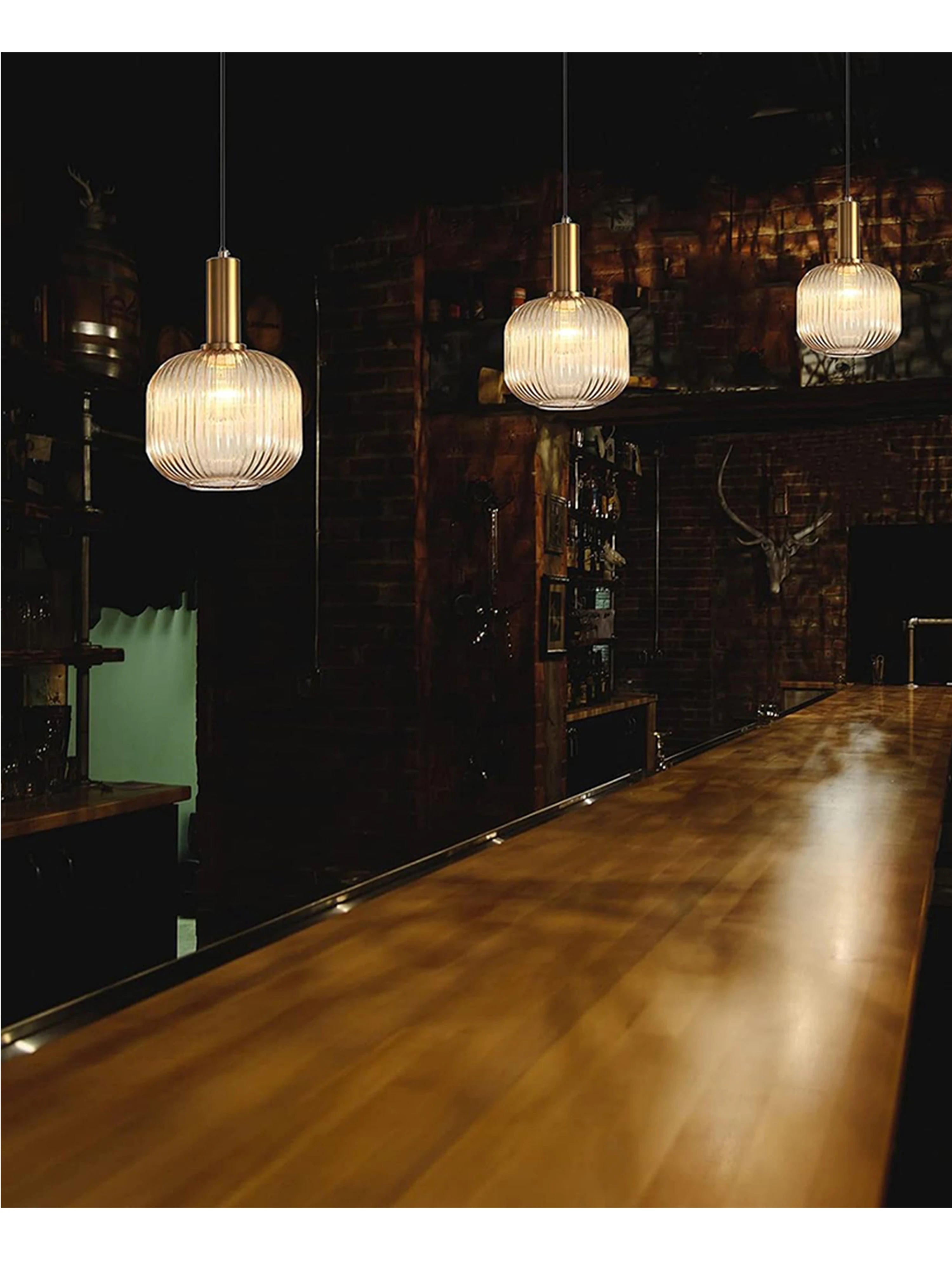 Nordic Single-Head Glass Pendant Light