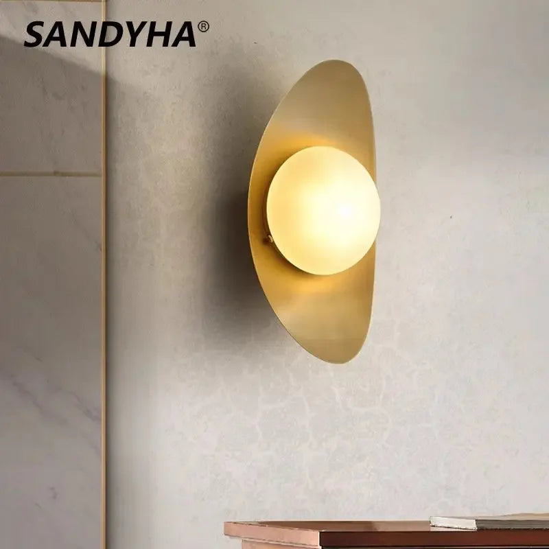 Nordic Gold Ingot Wall Lamp