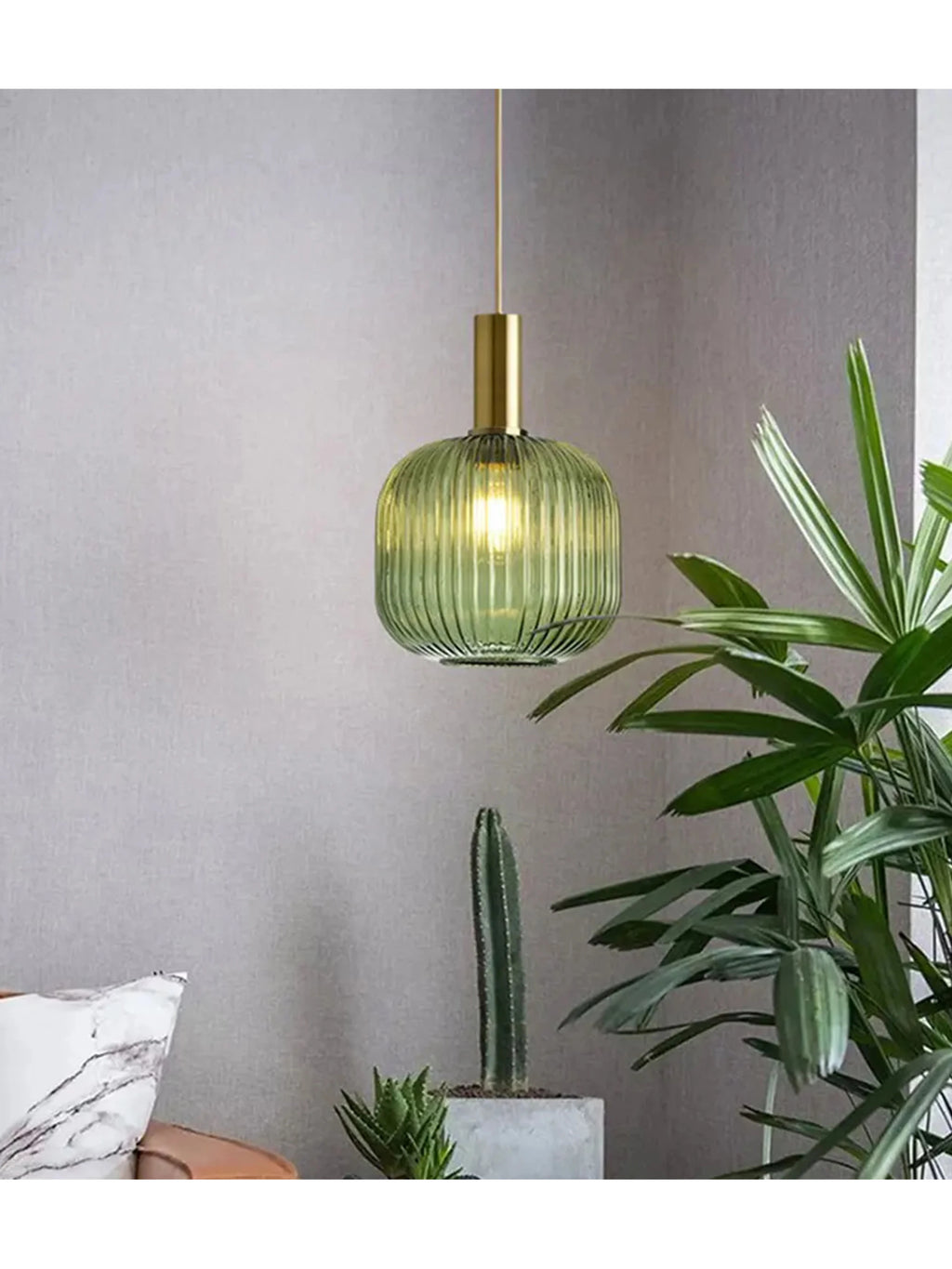 Nordic Single-Head Glass Pendant Light