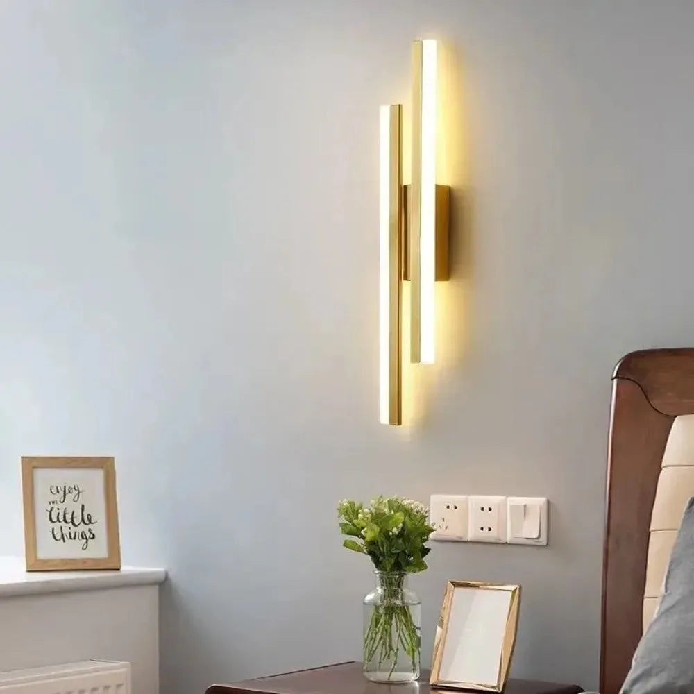 Nordic Gold LED Wall Sconce