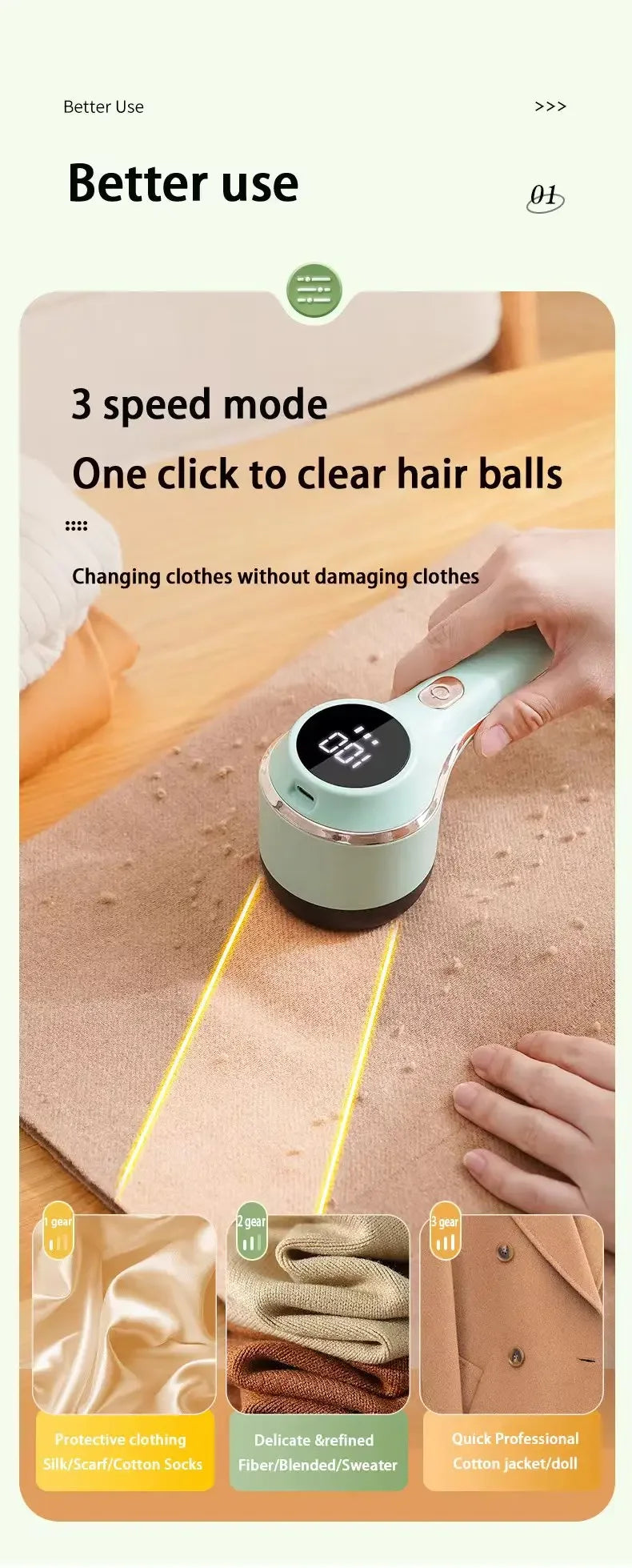 Removedor de cotão para roupa, aparador de bolas de cabelo, removedor de cotão de cotão, removedor de cotão para roupa, camisolas e tecidos com LED digital elétrico.