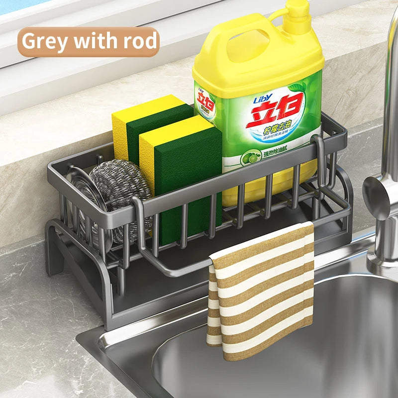 Kitchen Sink Sponge & Cloth Draining Rack