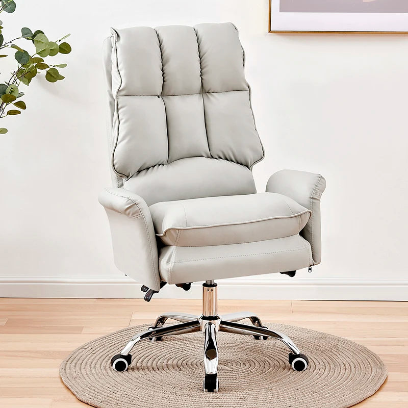 2025 Pink Gaming Office Chair with Footrest