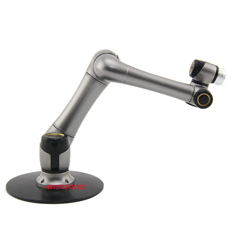 Modelo de braço robótico de 6 eixos à escala 1:5,5, modelo de robô industrial, braço robótico humano-industrial, robô colaborativo, modelo para ensino, cena de presente.