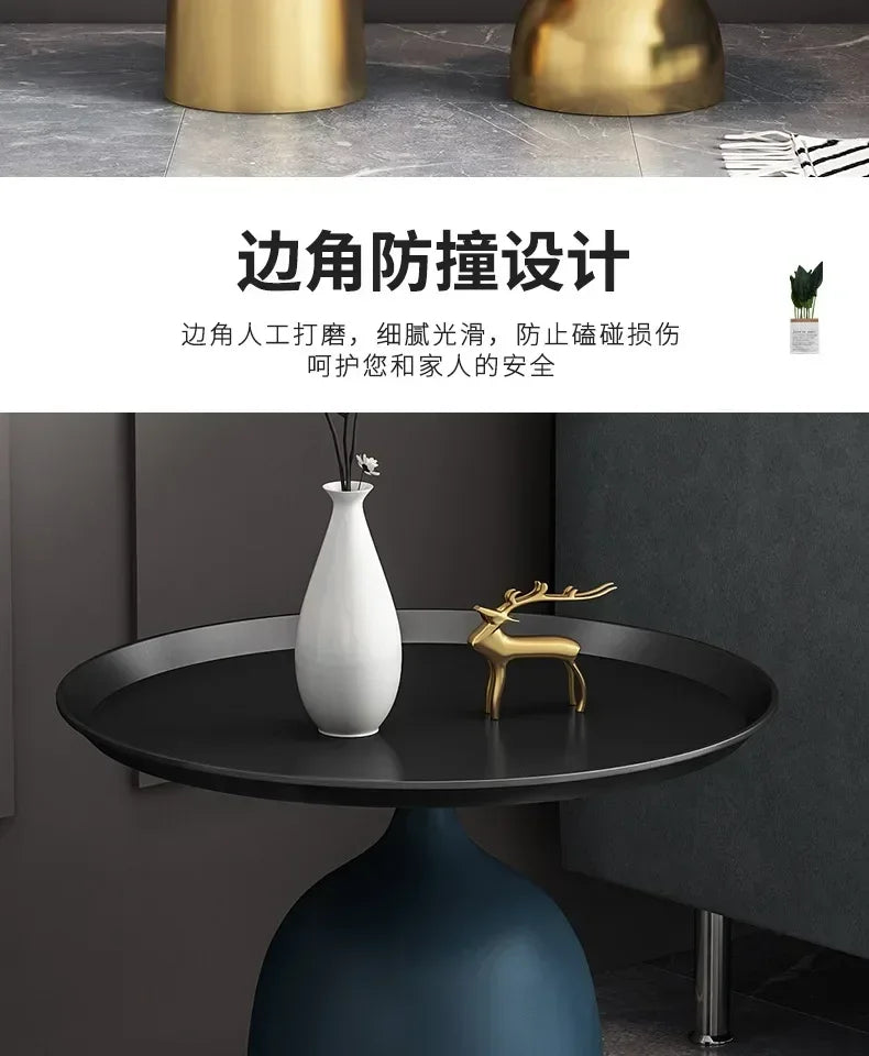 Nordic Marble Gold Side Table