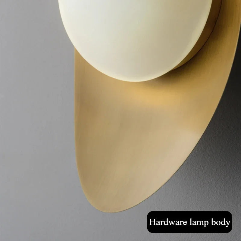 Nordic Gold Ingot Wall Lamp