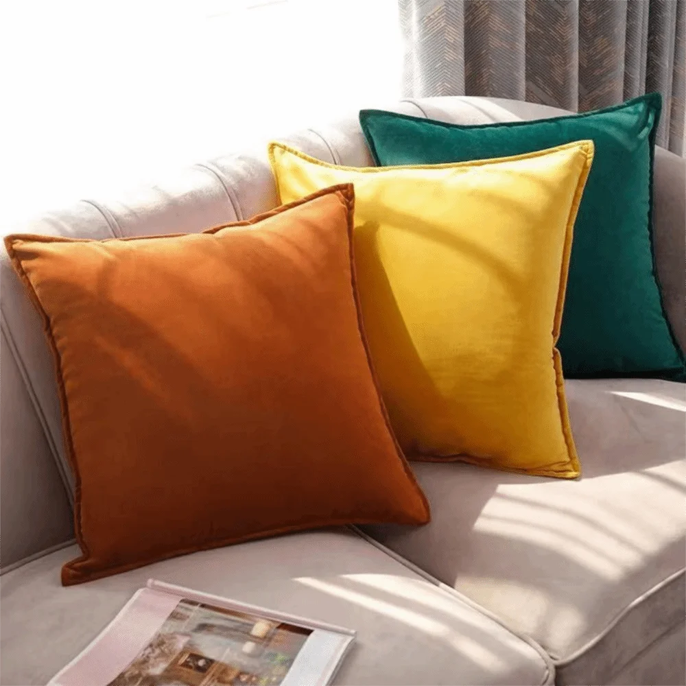 Nordic Velvet Luxury Pillow Cover (60cm)