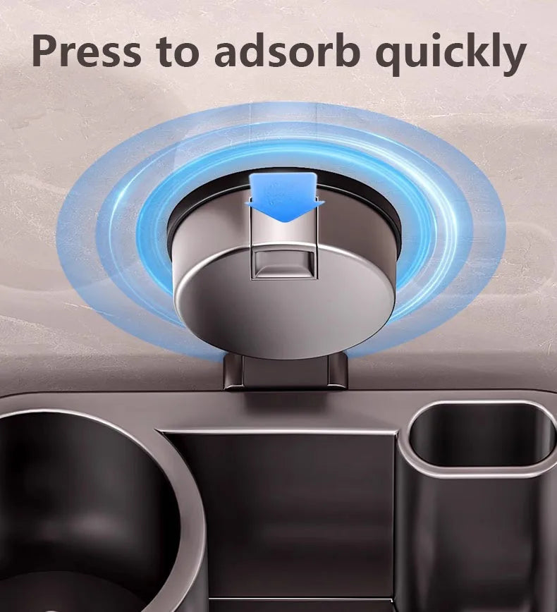 Suporte para escova de sanita, utensílio de limpeza espacial, em alumínio, para montagem na parede, com ventosa, acessório para casa de banho.