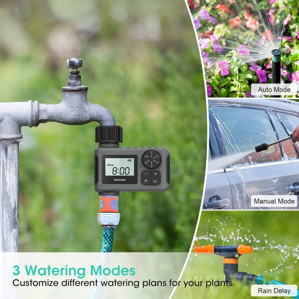 Insoma Smart Irrigation Water Timer (IPX7)